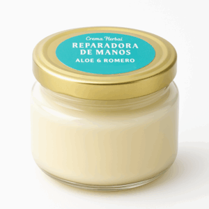 crema reparadora de manos aloe romero