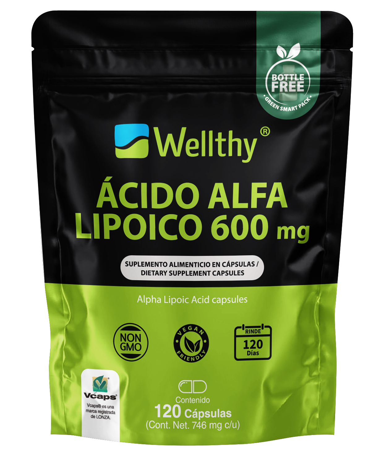 Ácido alfa lipoico wellthy® Ácido alfa lipoico wellthy®