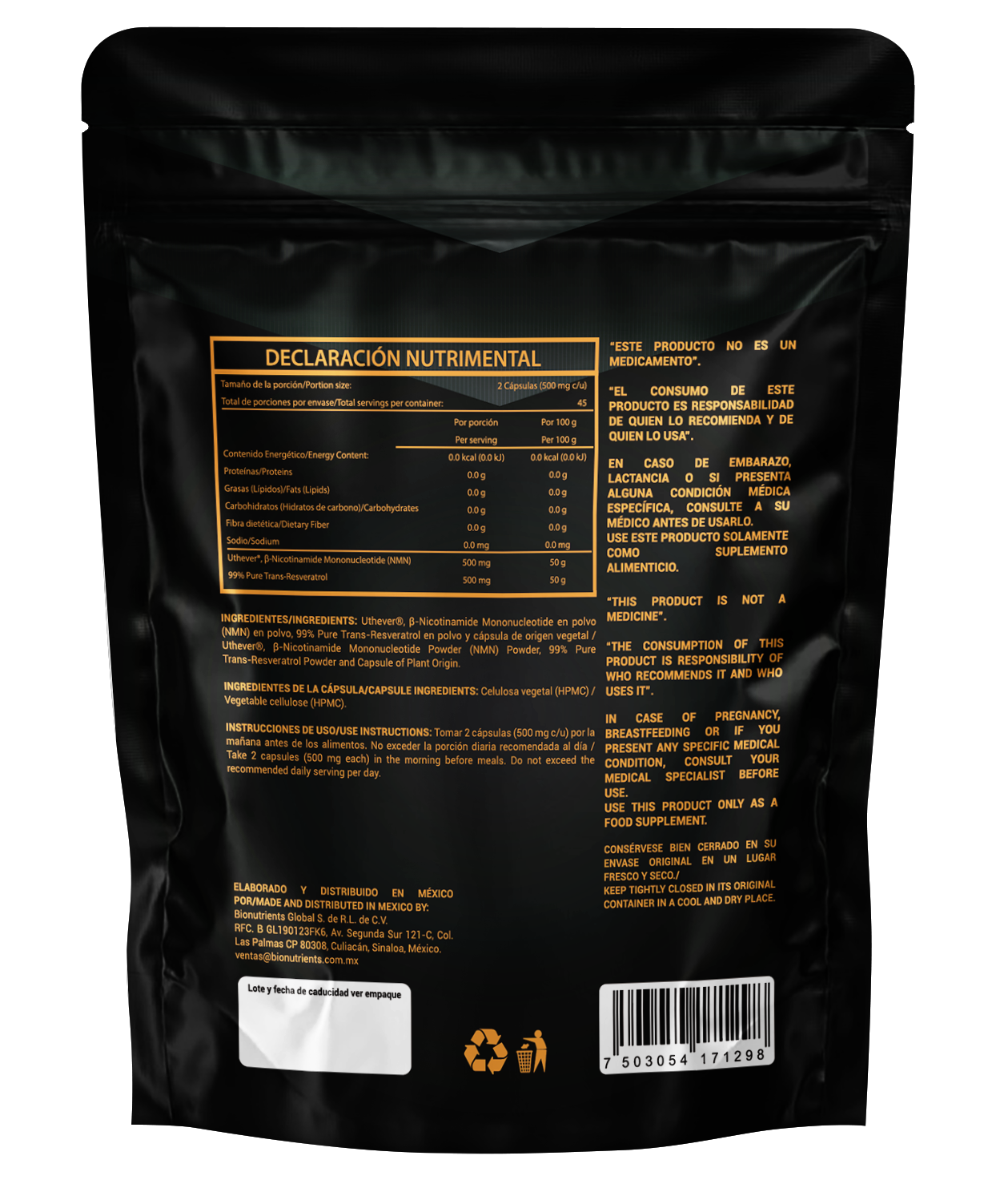 nmn + transresveratrol wellthy® nmn + transresveratrol wellthy®